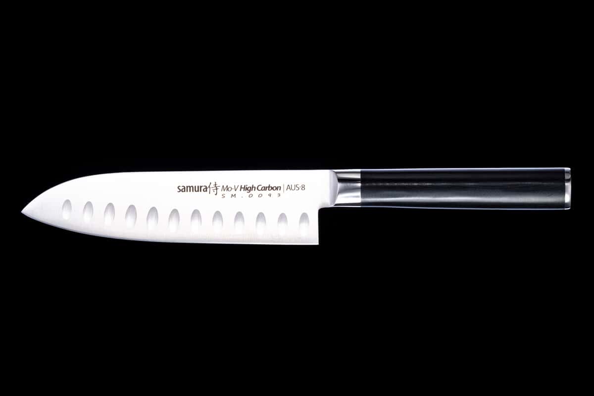 Mo-V Stonewash Santoku Knife from Mo-V Stonewash knives collection